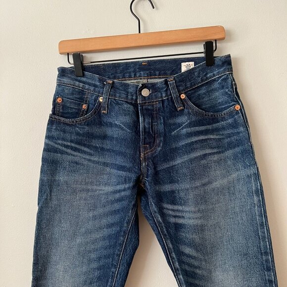 Levi's 501 CT Customized & Tapered White Oak Cone Denim Jeans Women's Size 25 - Picture 3 of 11